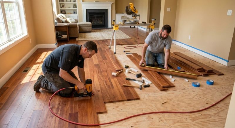Cherry Floor Installation in Avondale, AZ