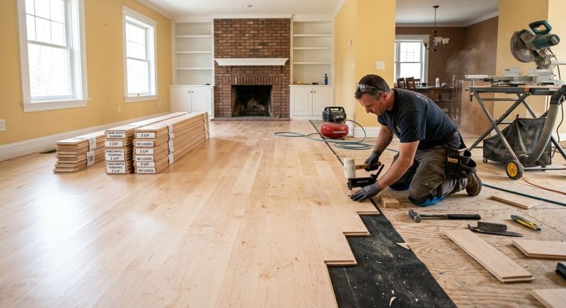Maple Flooring Installation in Mesa, AZ