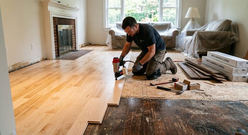 Maple Flooring Installation in Tempe, AZ