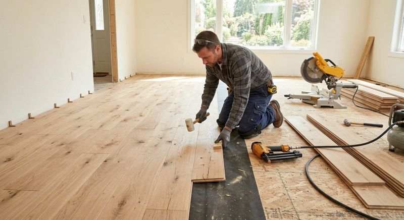 Oak Floor Installation in Gilbert, AZ
