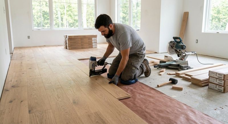 Oak Floor Installation in Gilbert, AZ