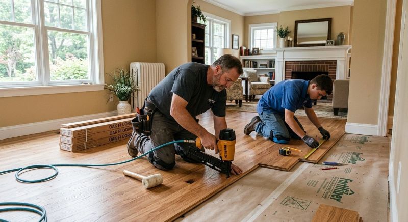 Oak Floor Installation in Glendale, AZ