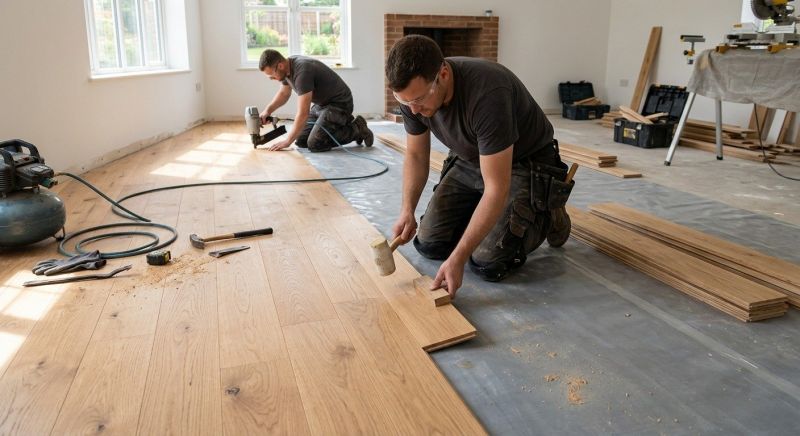 Oak Floor Installation in Rio Verde, AZ