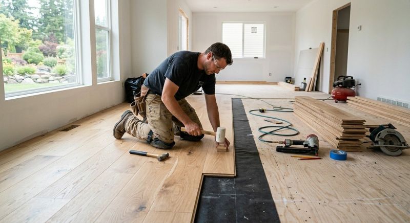 Oak Floor Installation in Surprise, AZ